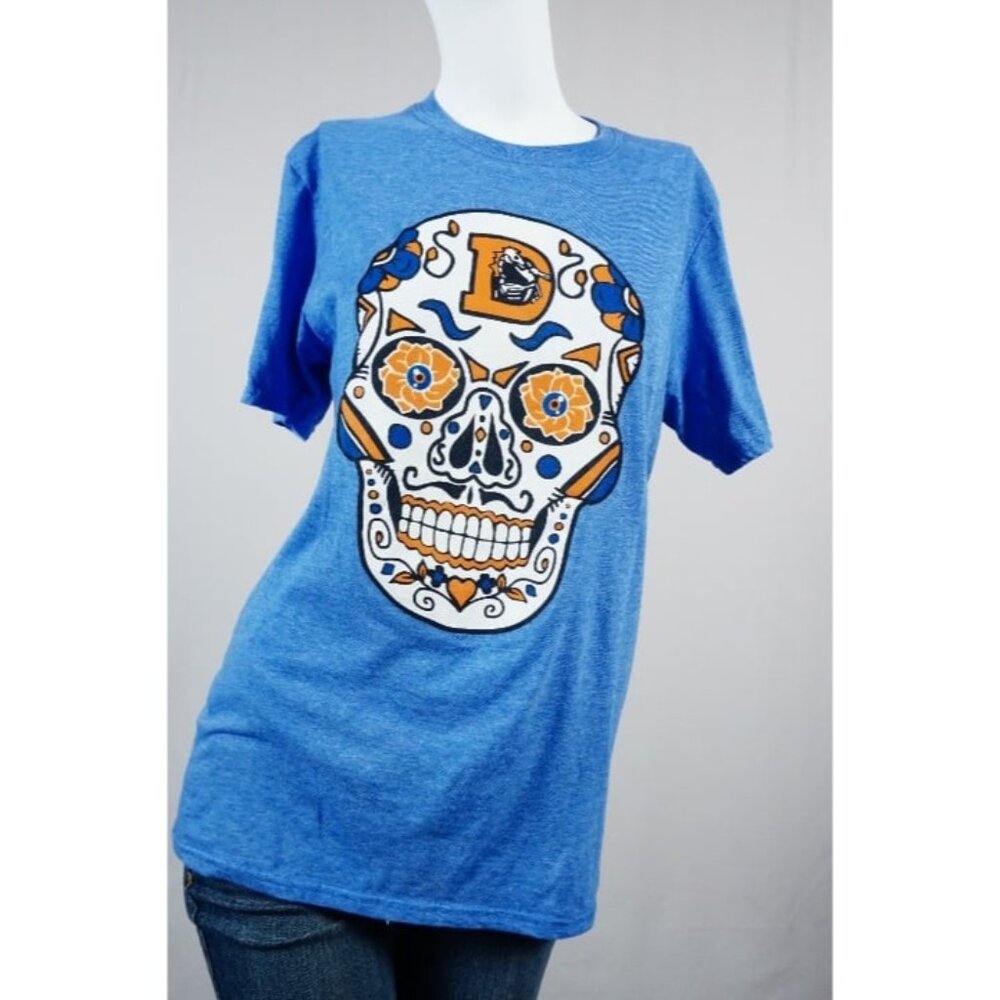 Gildan Denver Broncos Sugar Skull Unisex NFL Fan Apparel Size M